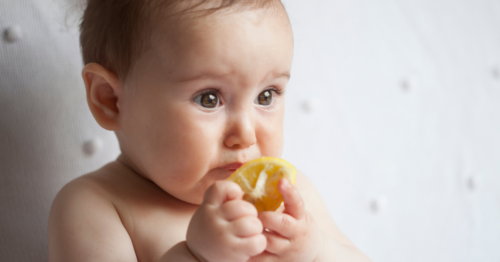 Kann ich meinem Baby Zitrone geben?