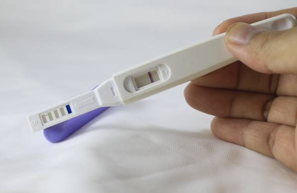 Abgelaufener Schwangerschaftstest